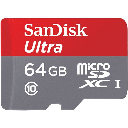 Sandisk Ultra 64gb Micro Sd 100mbS Memory Card
